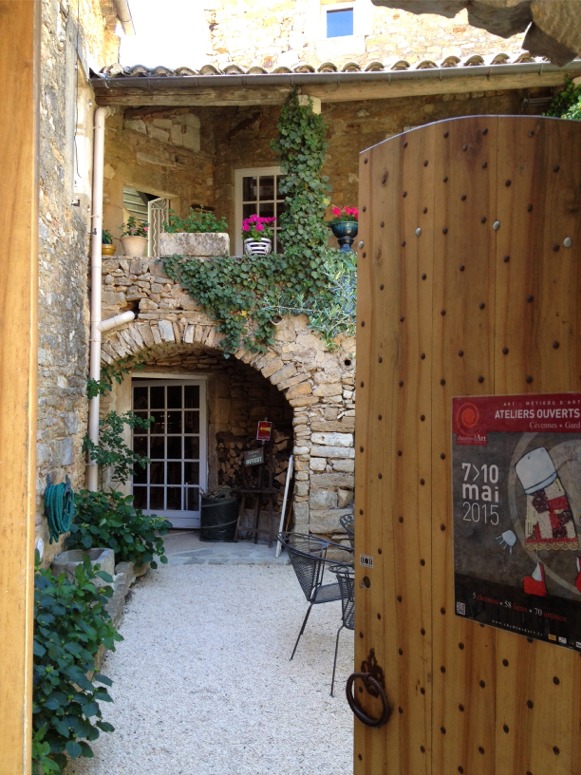 L'entrée au jardin